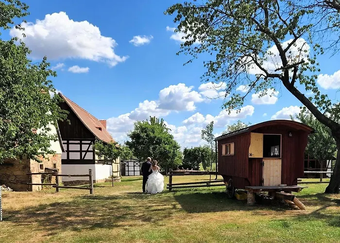مزرعة للإقامة Schaeferwagen Im Leipziger Neuseenland *
