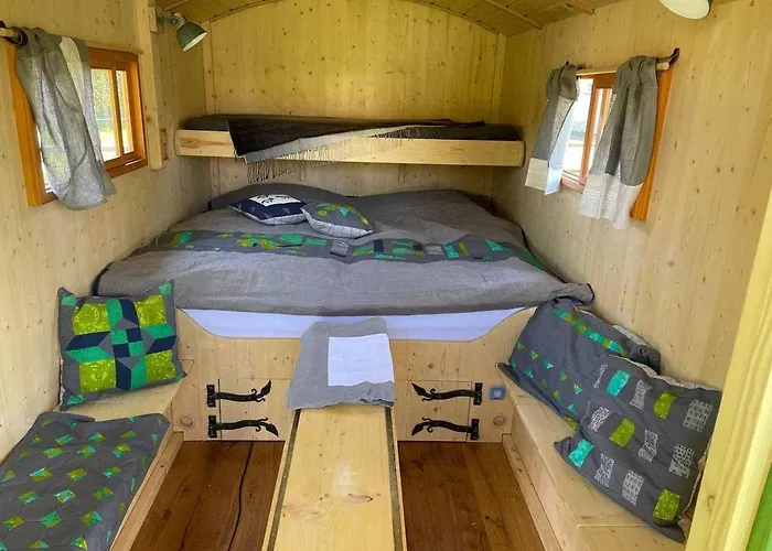 مزرعة للإقامة Schaeferwagen Im Leipziger Neuseenland Wyhra