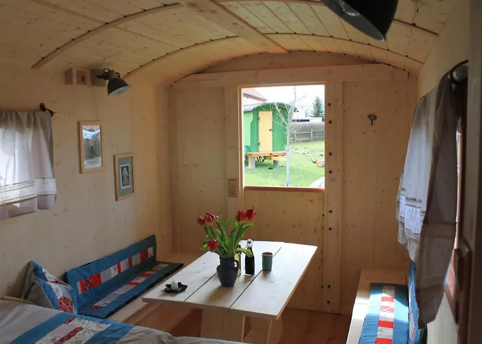 مزرعة للإقامة Schaeferwagen Im Leipziger Neuseenland *